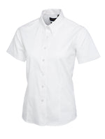 Uneek Ladies Pinpoint Oxford Half Sleeve Shirt - UC704 - thumbnail 8