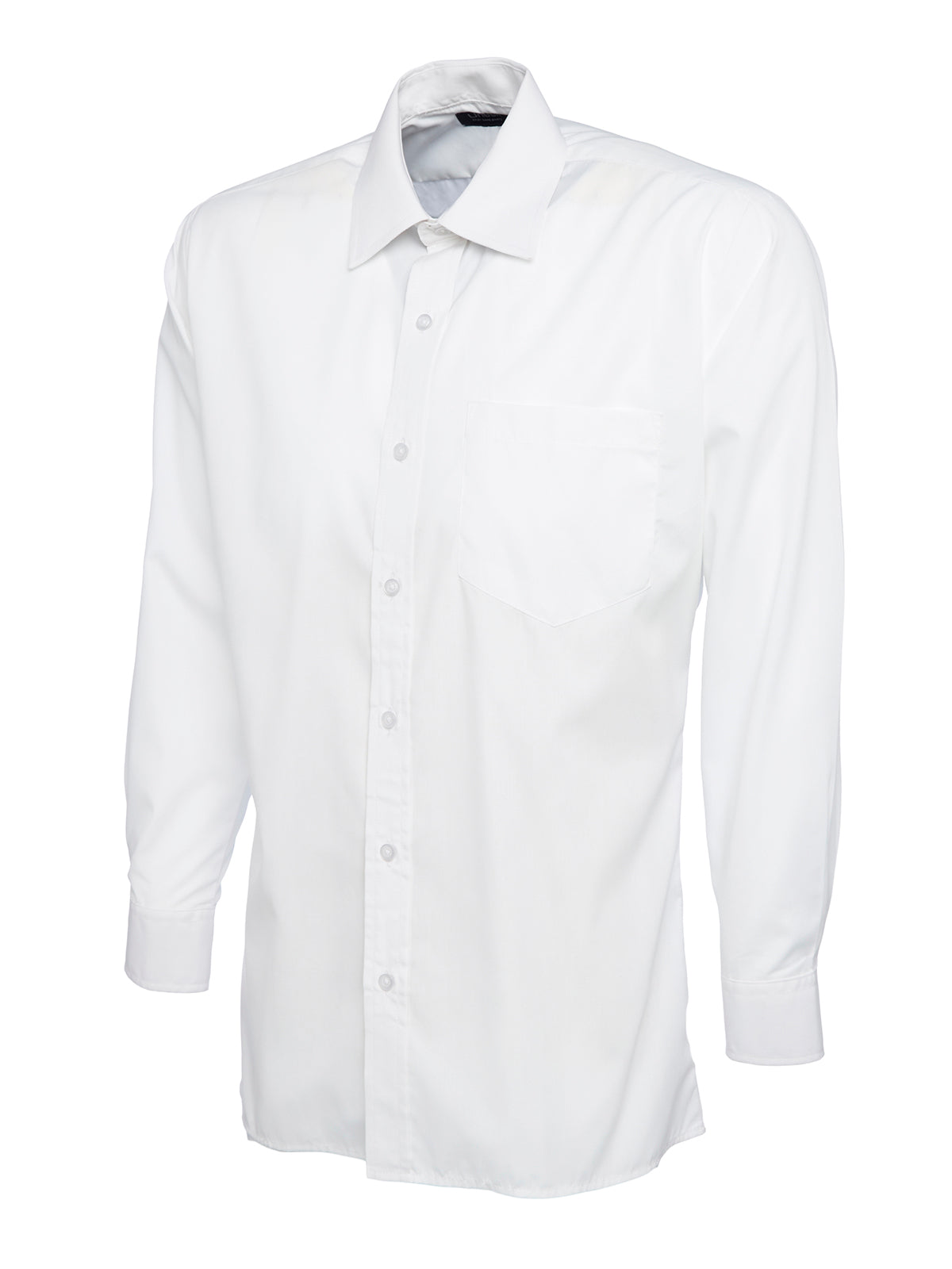 Uneek Mens Poplin Full Sleeve Shirt - White
