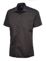 Uneek Mens Poplin Half Sleeve Shirt - UC710 - thumbnail 3