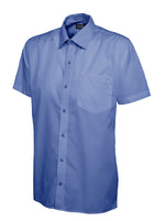Uneek Mens Poplin Half Sleeve Shirt - UC710 - thumbnail 8