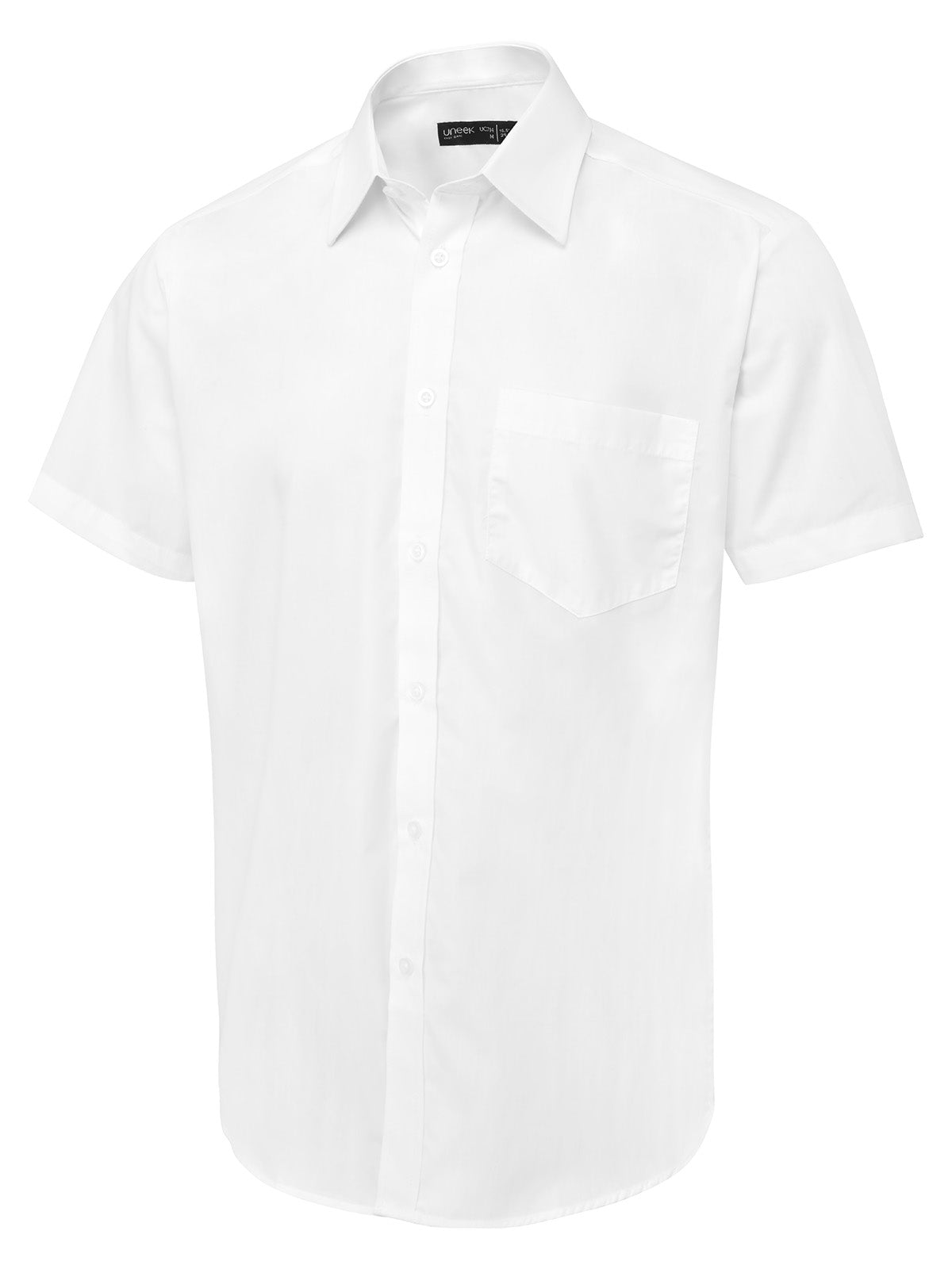 Uneek Men's Short Sleeve Poplin Shirt - UC714