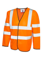 Uneek Long Sleeve Safety Waist Coat - UC802 - thumbnail 2