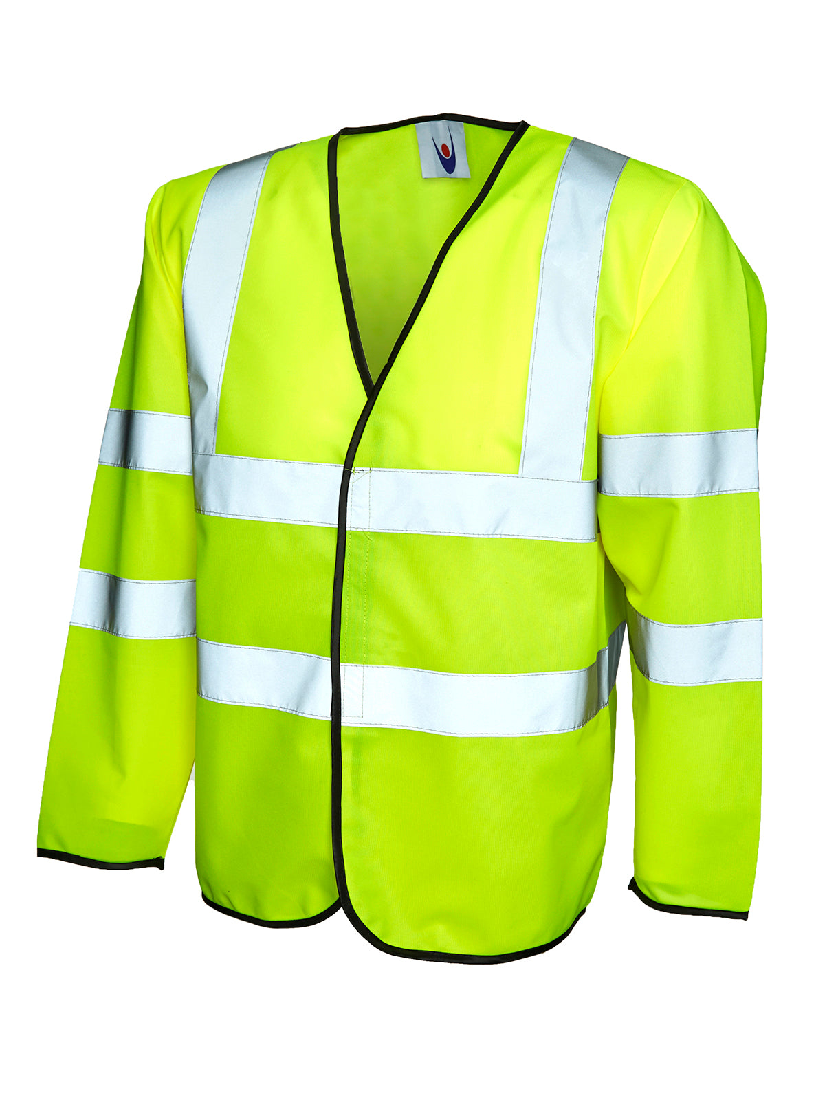 Uneek Long Sleeve Safety Waist Coat UC802 - Yellow