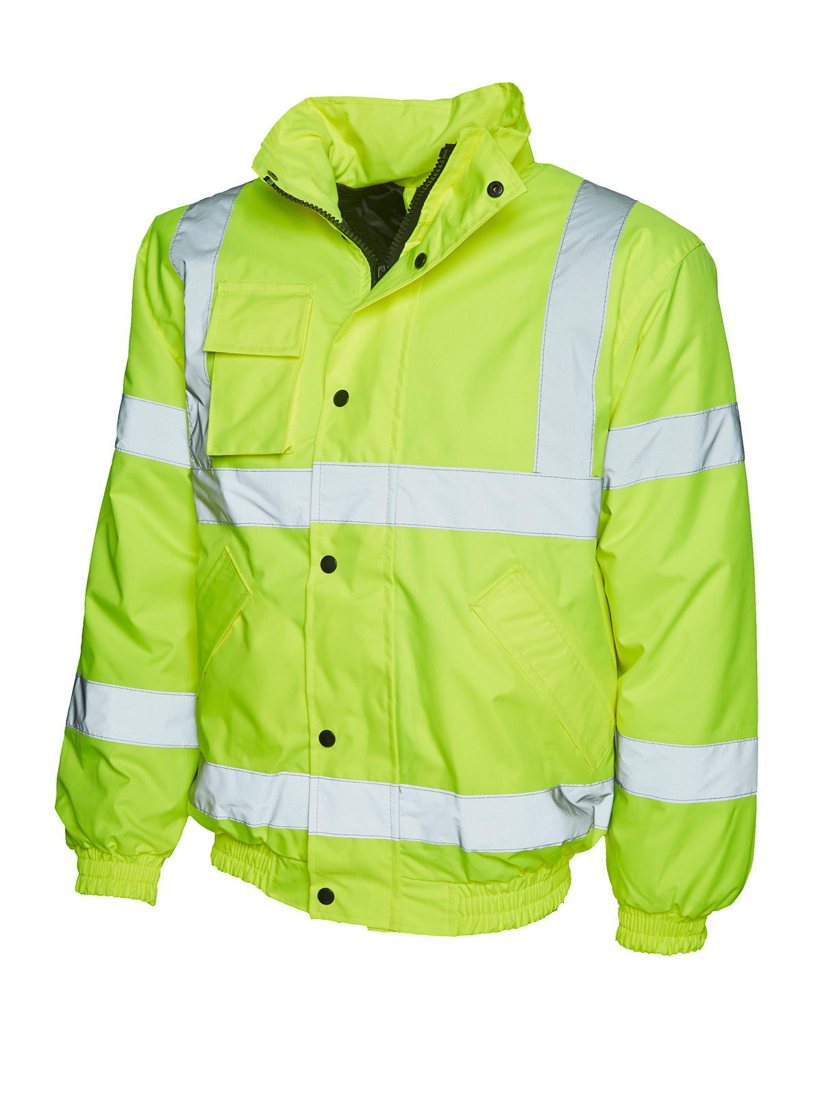 Uneek High Visibility Bomber Jacket UC804 - Yellow