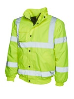 Uneek High Visibility Bomber Jacket - UC804 - thumbnail 4