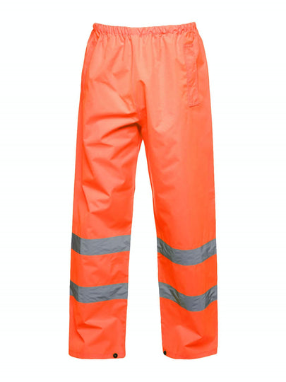 Uneek Hi-Viz Showerproof Showerproof Trousers UC807 - Orange