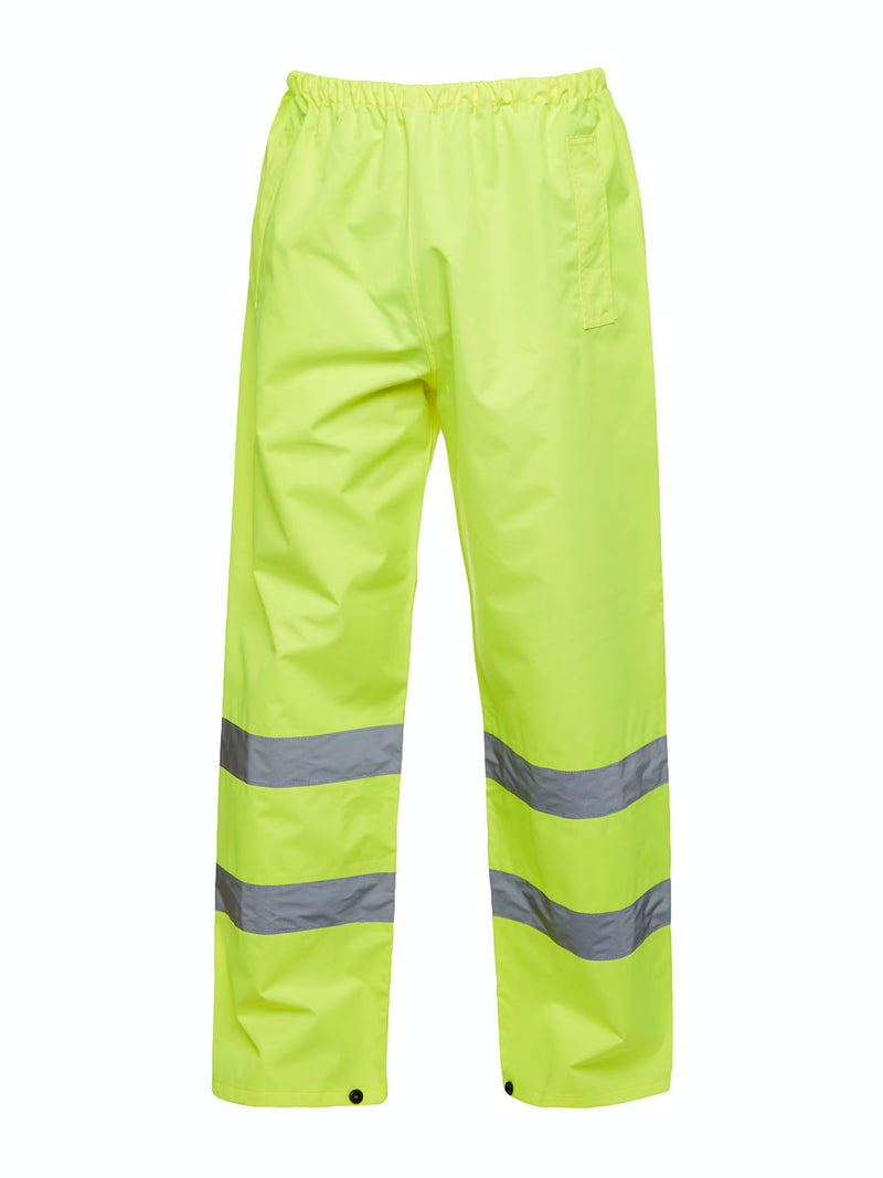 Uneek Hi-Viz Showerproof Showerproof Trousers UC807 - Yellow