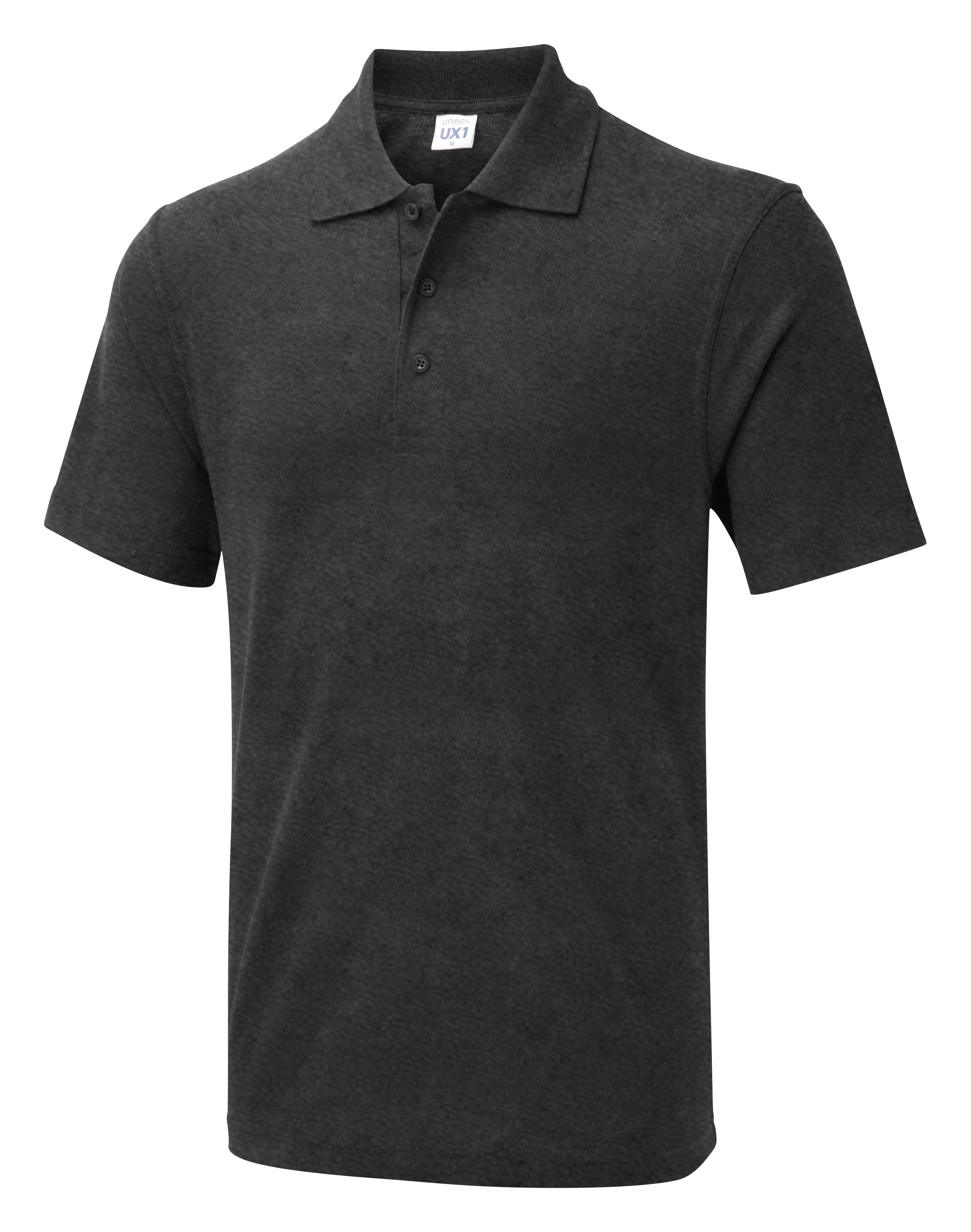 Uneek The UX Polo - ux1 (Charcoal)