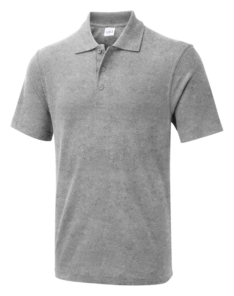 Uneek The UX Polo - ux1 (Heather Grey)