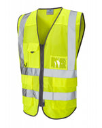 Leo Workwear Cobbaton Iso 20471 Cl 2 Coolviz Superior Vest - thumbnail 2