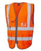 Leo Workwear Barnstaple ISO Hi-Vis Railway Vest