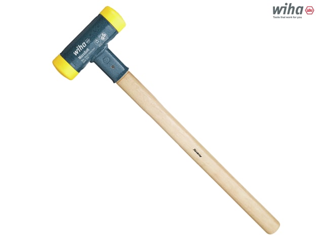 Wiha Soft-Face Dead-Blow Hammer, Hickory Handle 1085g