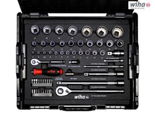 Wiha 1/4in & 1/2in Nut Driver & Bit Set, 60 Piece (inc. Case)