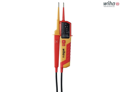 Wiha Voltage and Continuity Tester 12-1,000 V AC, CAT IV