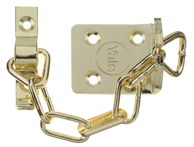 Yale Locks WS6 Security Door Chain - Polished Brass
