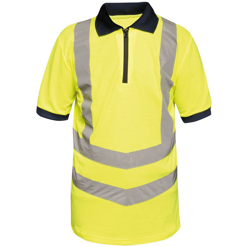 Regatta Hi-Vis Pro Polo Shirt Yellow/Navy