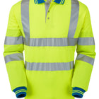 Pulsar Hi Vis Long Sleeve Cut Reinforced Polo Shirt - P458