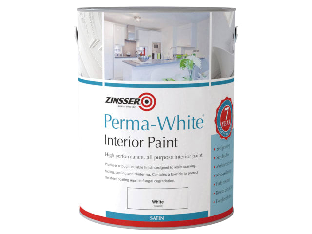 Zinsser Perma-White® Interior Paint Satin 2.5L