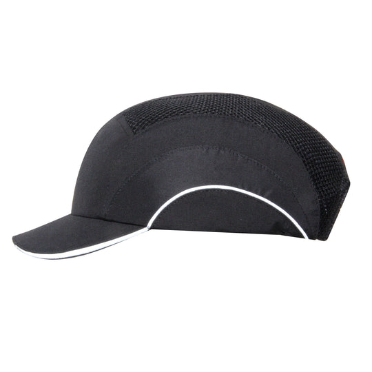 JSP Hardcap A1+ Bump Cap - 5cm Peak - Black