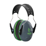 JSP Sonis1 Adjustable Ear Defenders 27dB SNR - Grey / Green - thumbnail 1