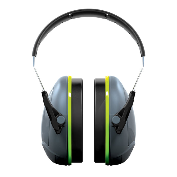JSP Sonis1 Adjustable Ear Defenders 27dB SNR - Grey / Green