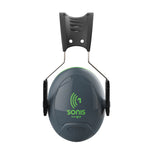 JSP Sonis1 Adjustable Ear Defenders 27dB SNR - Grey / Green - thumbnail 3