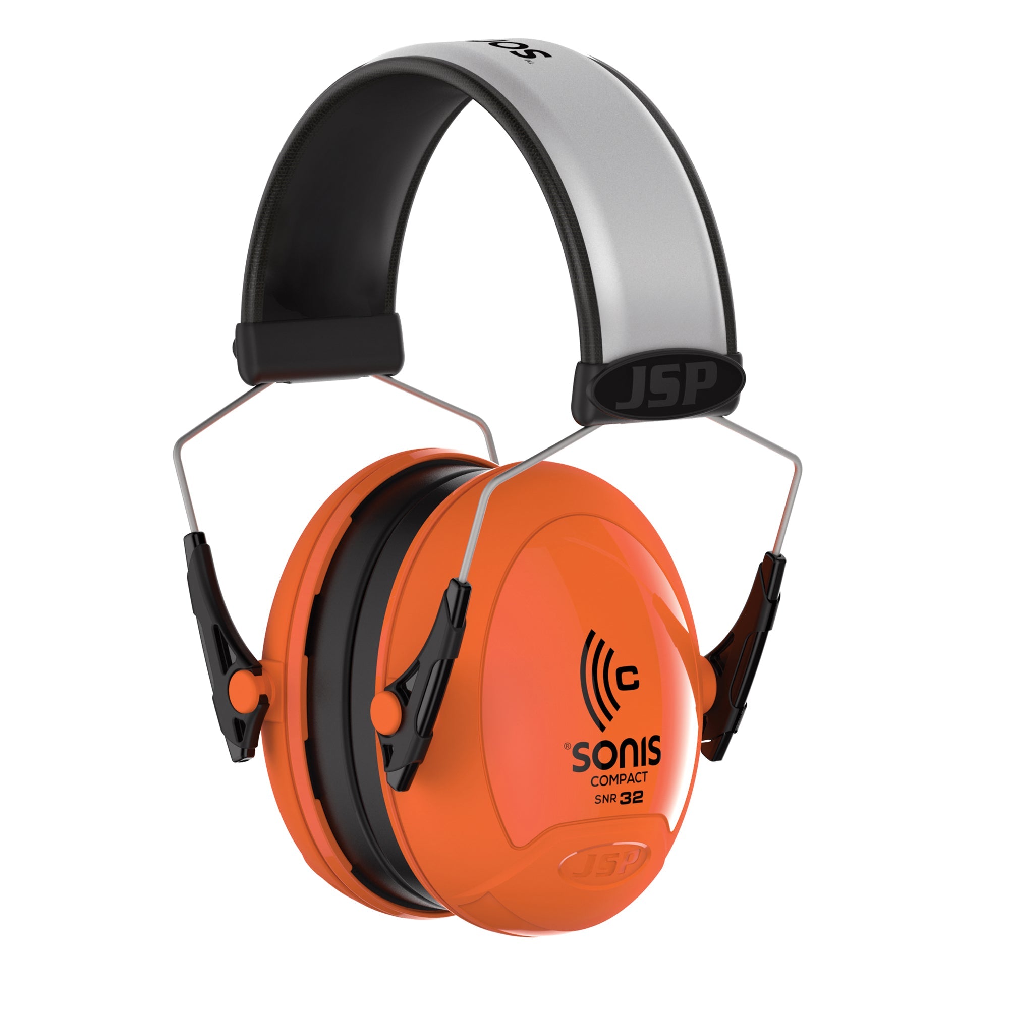 JSP Sonis® Compact Low Profile Extra Visibility Adjustable Ear Defenders