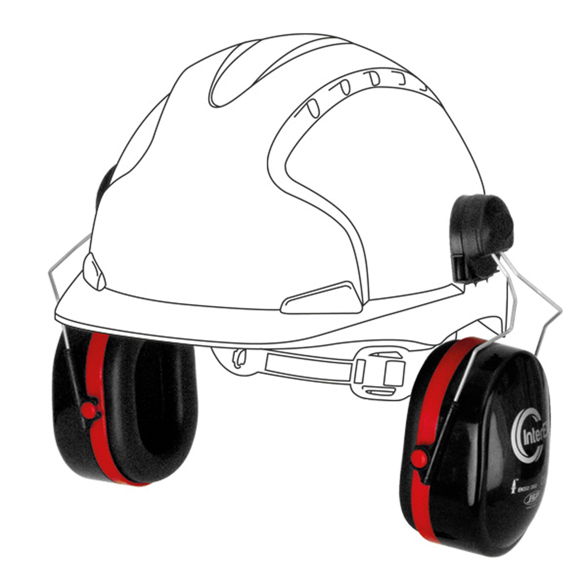 JSP InterEX™ Mounted Ear Defenders
