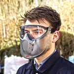 JSP Stealth 9200 Faceshield Goggle - Clear N Anti-mist Lens - Clear Frame - thumbnail 3