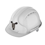 JSP Mk7.0 Long Peak - Non-vented - White - 3Pt Lamp Bracket & Cable Loop - thumbnail 1