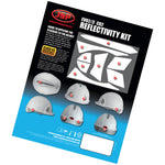 JSP Reflective CR2 Decal Kit for EVO2/3 - Silver - Pack of 10 - thumbnail 4
