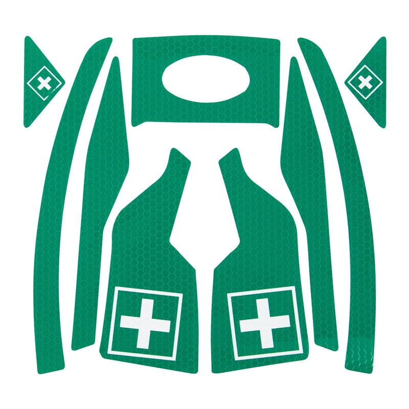 JSP First Aider Green CR2 Reflective Kit for EVO Vista - Pack of 10