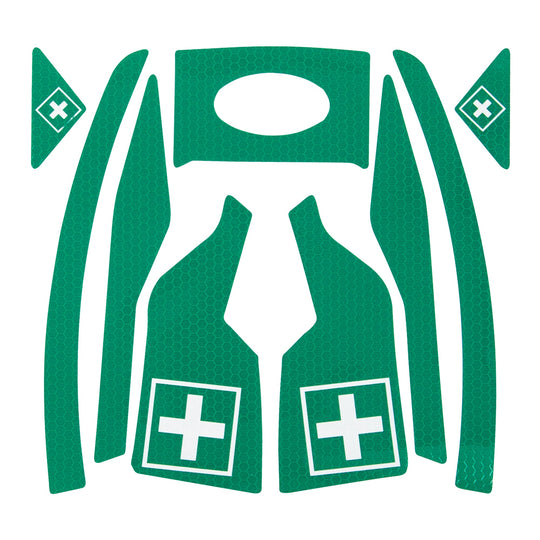 JSP First Aider Green CR2 Reflective Kit for EVO Vista - Pack of 10