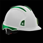 JSP Reflective CR2 Decal Kit for EVO2/3 - Green First Aid - Pack of 10 - thumbnail 2