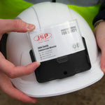 JSP EVOLite Safety Helmet with ID Card Holder / Lamp Bracket - Blue - thumbnail 4