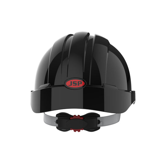 JSP EVO3 Safety Helmet - Wheel Ratchet - Vented - Black
