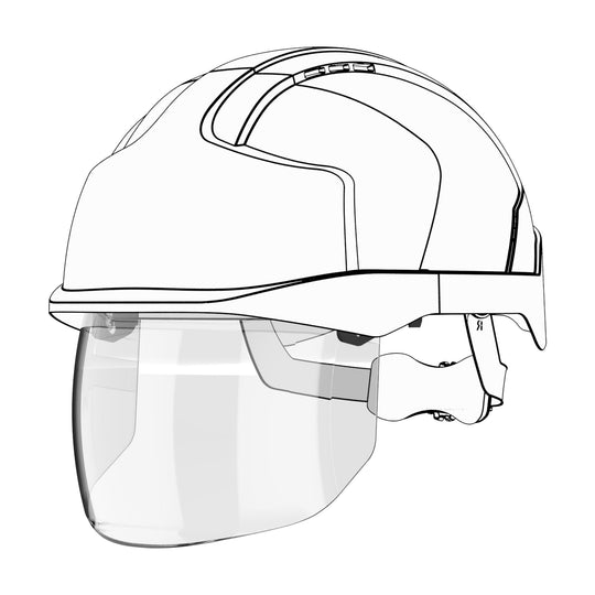 JSP Replacement faceshield for EVO® VISTAshield®