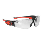 JSP Stealth 8000 Safety Specs - Clear K&N Anti-scratch/Anti-mist Lenses - LED Temples - thumbnail 1