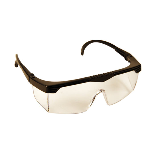 JSP Junior Wraparound Safety Specs - Clear Lenses - Black Frames