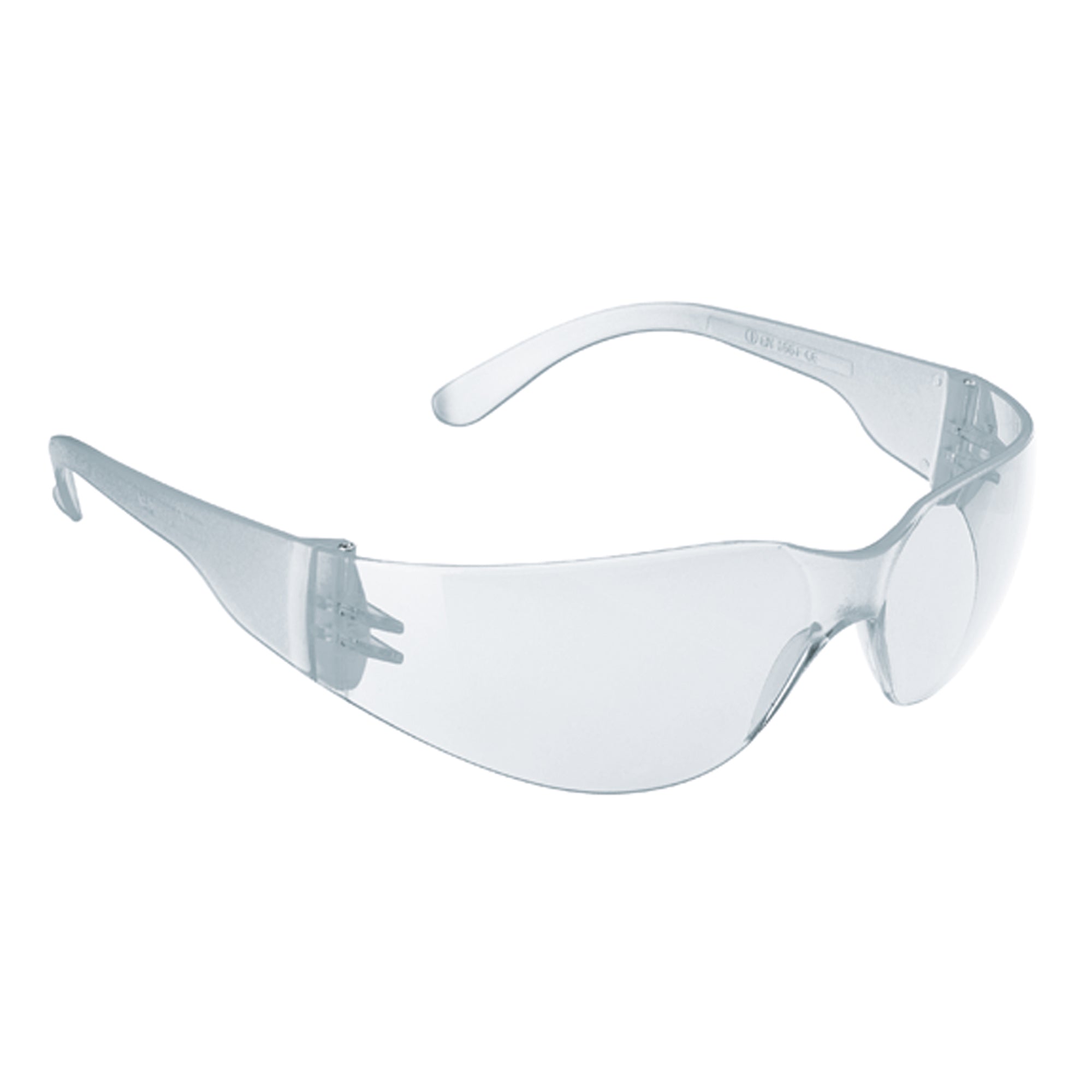 JSP Junior Stealth 7000 Safety Specs - Clear Lenses - Clear Frames