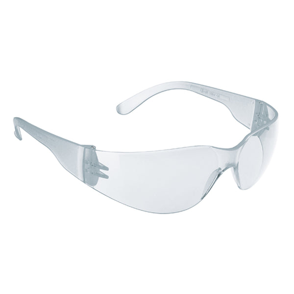 JSP Junior Stealth 7000 Safety Specs - Clear Lenses - Clear Frames