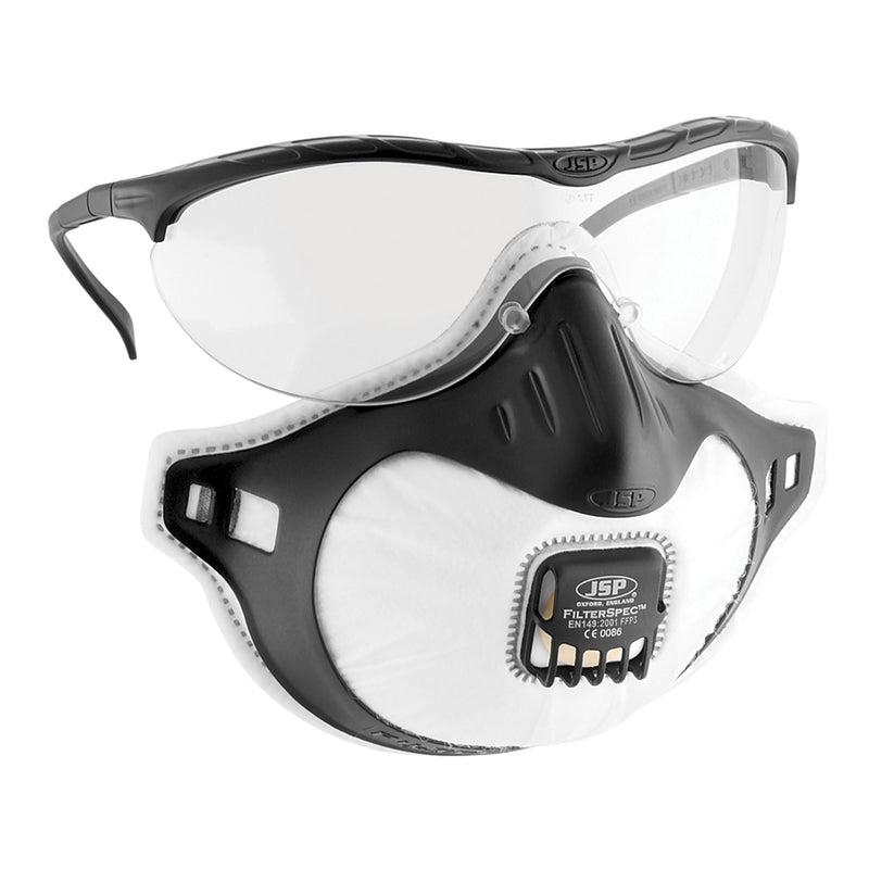 JSP Filterspec FFP3V - Black / Clear