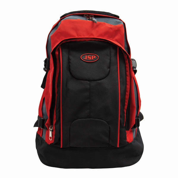 JSP Multi-Pocket PPE Storage Rucksack - Red / Black / Grey