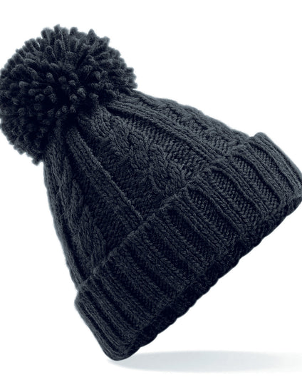 Beechfield Cable Knit Melange Beanie