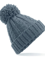 Beechfield Cable Knit Melange Beanie - thumbnail 3