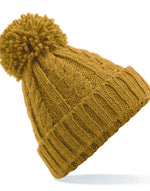 Beechfield Cable Knit Melange Beanie - thumbnail 4