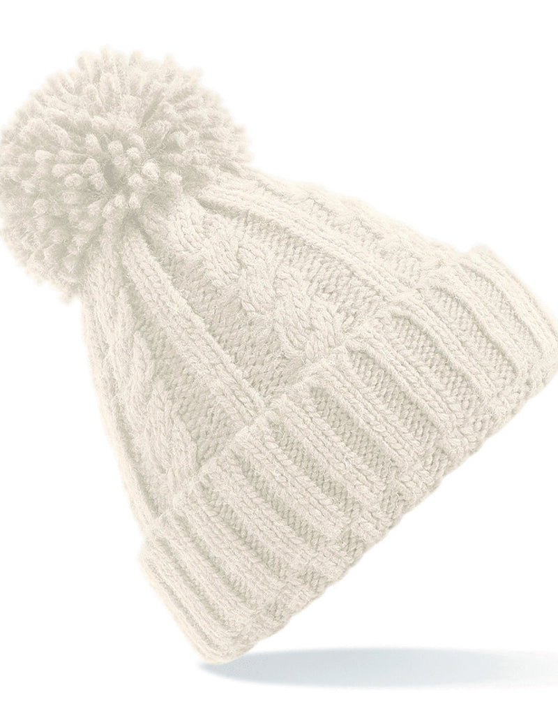 Beechfield Cable Knit Melange Beanie
