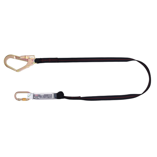 JSP Spartan™ 2m Single Fall Arrest Lanyard - Scaffold Hook