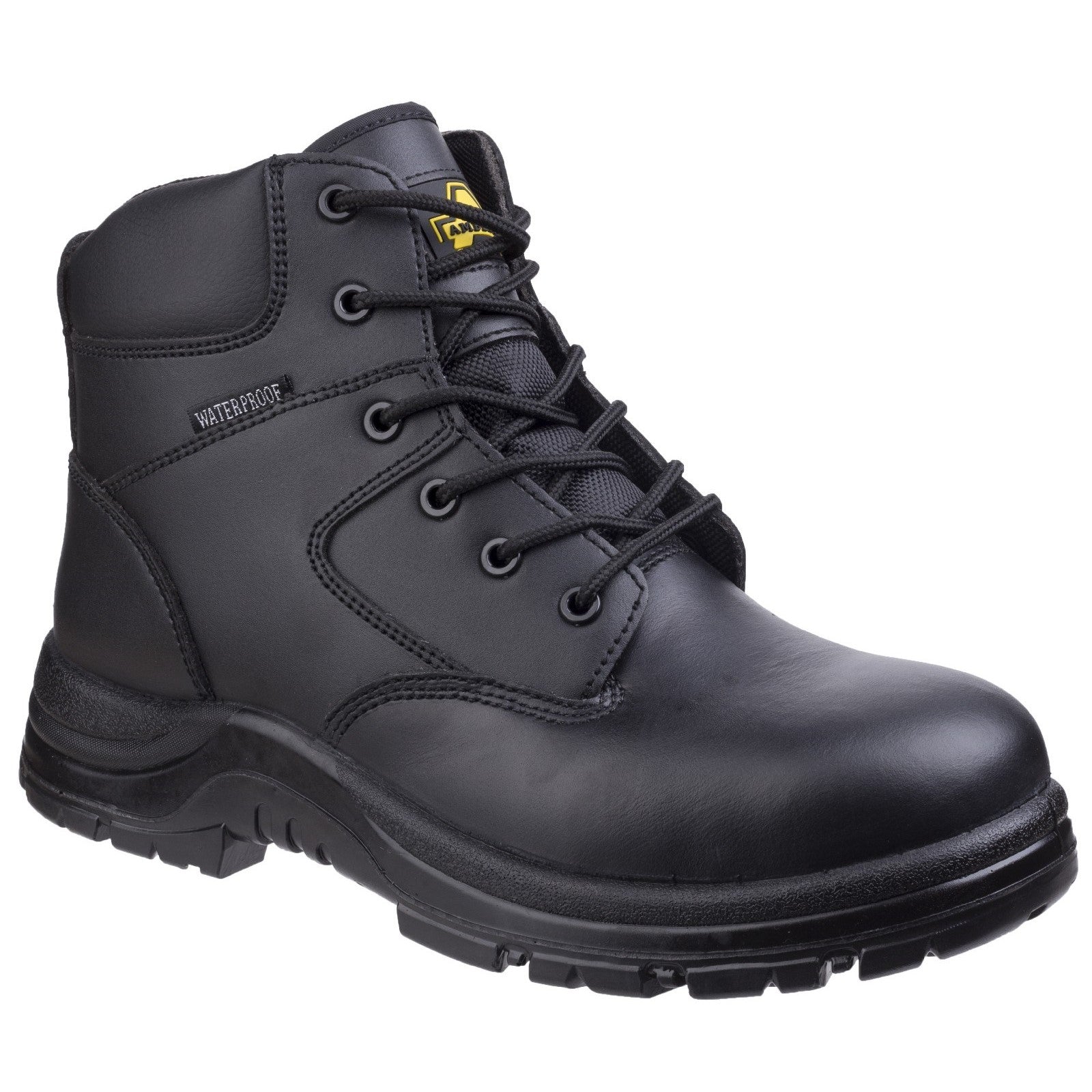 Amblers FS006C safety boot with composite toe cap, black.