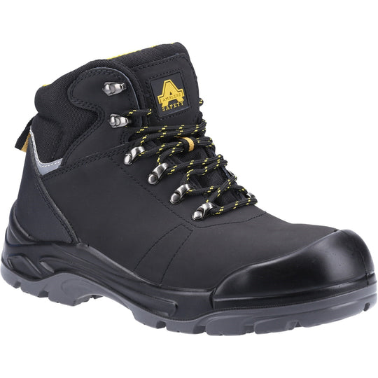 Amblers AS252 lightweight water-resistant leather safety boot in brown.